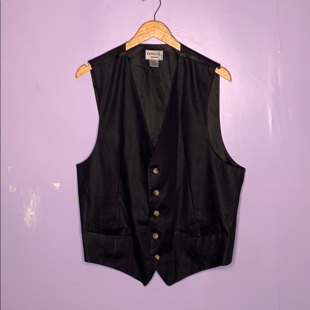 Waistcoat with tie in back